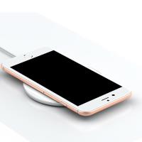 Baseus Simple - Bezprzewodowa ładowarka indukcyjna Qi do iPhone i Android, 10 W (biały)