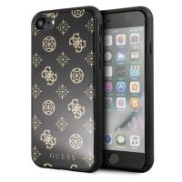 Guess Double Layer Glitter Case Peony G - Etui iPhone 8 / 7 (Black)