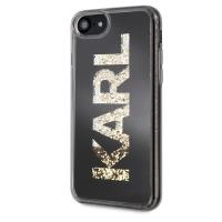 Karl Lagerfeld Logo Karl - Etui iPhone SE 2020 / 8 / 7 (Gold Glitter)