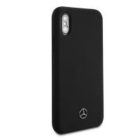 Mercedes Silicone Line - Etui iPhone Xs / X (czarny)