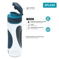Quokka Splash - Butelka bidon na wodę z systemem szybkiego otwierania 730 ml (Carbon)