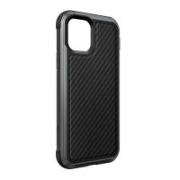 X-Doria Defense Lux - Etui aluminiowe iPhone 11 Pro (Drop test 3m) (Black Carbon Fiber)