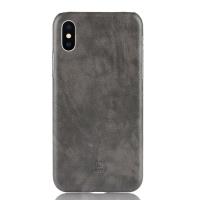 Crong Essential Cover - Etui iPhone Xs / X (szary)