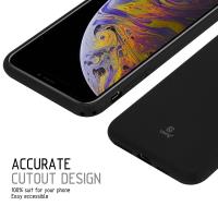 Crong Soft Skin Cover - Etui iPhone Xs Max (czarny)