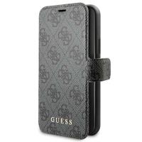 Guess Booktype 4G Charms Collection - Etui iPhone 11 z kieszeniami na karty (czarny)