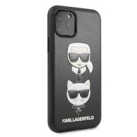 Karl Lagerfeld Embossed Case Karl & Choupette - Etui iPhone 11 Pro (Black)