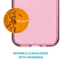 Speck Presidio Clear with Glitter - Etui iPhone 11 z powłoką MICROBAN (Gold Glitter/Clear)