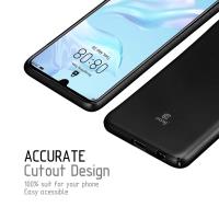 Crong Smooth Skin - Etui Huawei P30 (czarny)