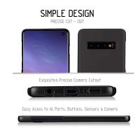 Crong Smooth Skin - Etui Samsung Galaxy S10+ (czarny)