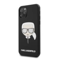 Karl Lagerfeld Iconic Embossed Glitter Case - Etui iPhone 11 Pro (Black)