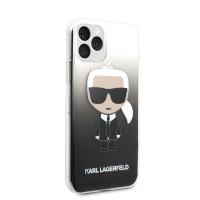 Karl Lagerfeld Iconic Karl Gradient - Etui iPhone 11 Pro (czarny)