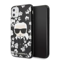 Karl Lagerfeld Iconic Karl Flower - Etui iPhone 11 (czarny)