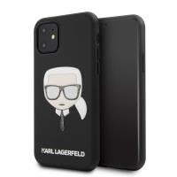 Karl Lagerfeld Iconic Embossed Glitter Case - Etui iPhone 11 (Black)