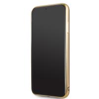 Guess 4G Peony Liquid Glitter - Etui iPhone 11 Pro Max (złoty)
