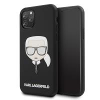 Karl Lagerfeld Iconic Embossed Glitter Case - Etui iPhone 11 Pro Max (Black)