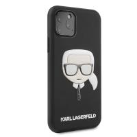 Karl Lagerfeld Iconic Embossed Glitter Case - Etui iPhone 11 Pro Max (Black)