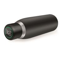 PURO Smart Bottle - Butelka termiczna 500ml INOX z inteligentną nakrętka LED (Black)