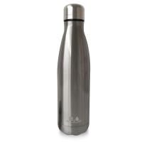 PURO H2O - Butelka termiczna ze stali nierdzewnej 500 ml (Silver)