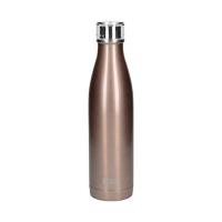 BUILT Perfect Seal Vacuum Insulated Bottle - Stalowa butelka termiczna 0,74 l (Rose Gold)
