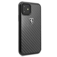 Ferrari Real Carbon Heritage - Etui iPhone 11 (czarny)