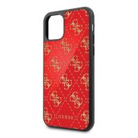 Guess 4G Double Layer Glitter Case - Etui iPhone 11 (Red)