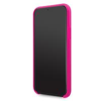 Guess Slilicon 4G Tone on Tone Logo - Etui iPhone 11 (Fuchsia)