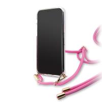 Guess 4G Gradient Hard Case - Etui z odpinaną smyczką iPhone 11 Pro Max (Pink)