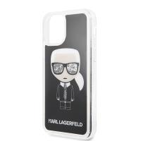 Karl Lagerfeld Iconic Glitter - Etui iPhone 11 Pro (Black)
