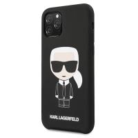 Karl Lagerfeld Fullbody Silicone Iconic - Etui iPhone 11 Pro (Black)