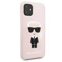 Karl Lagerfeld Fullbody Silicone Iconic - Etui iPhone 11 (Pink)