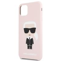 Karl Lagerfeld Fullbody Silicone Iconic - Etui iPhone 11 Pro Max (Pink)