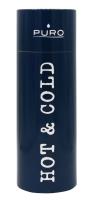 Puro Hot&Cold - Butelka termiczna ze stali nierdzewnej 500 ml (Dark Blue)