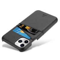 Crong Neat Cover - Etui iPhone 11 Pro Max z kieszeniami (czarny)