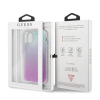 Guess Glitter Gradient - Etui iPhone 11 Pro Max (Pink/Blue)