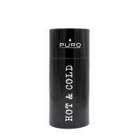 Puro Hot&Cold - Butelka termiczna ze stali nierdzewnej 350 ml (Shiny Black)