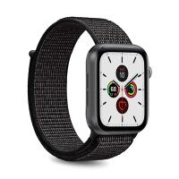 PURO Nylon - Pasek do Apple Watch 42/44/45 mm (Czarny)