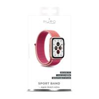 PURO Nylon - Pasek do Apple Watch 42/44/45 mm (Koralowy/Różowy)