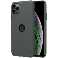 Nillkin Super Frosted Shield - Etui Apple iPhone 11 Pro Max z wycięciem na logo (Dark Green)