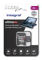Integral Premium High Speed microSDXC - Karta pamięci 128 GB z adapterem