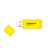 Integral Neon USB 3.0 Flash Drive - Pendrive USB 3.0 32GB (Yellow)