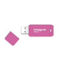 Integral Neon USB 3.0 Flash Drive - Pendrive USB 3.0 32GB (Pink)