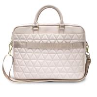 Guess Quilted Computer Bag - Torba na notebooka 15" (różowy)