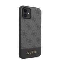 Guess 4G Bottom Stripe Collection - Etui iPhone 11 (szary)