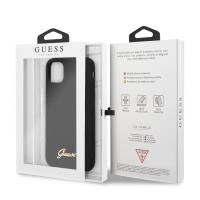 Guess Silicone Vintage - Etui iPhone 11 (czarny)
