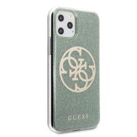Guess Circle Glitter 4G - Etui iPhone 11 Pro Max (khaki)