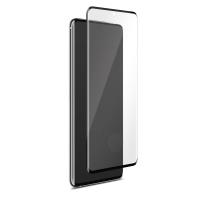 PURO Premium Full Edge Tempered Glass Case Friendly - Szkło ochronne hartowane na ekran Samsung Galaxy S20 Ultra (czarna ramka)