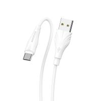 Borofone - Kabel USB-A do USB-C, 2 m (Biały)