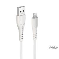 Borofone - kabel USB-A do Lightning 1m biały