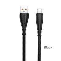 Borofone - kabel USB-A do Lightning 1m czarny