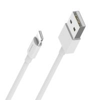 Borofone - Kabel USB-A do Lightning zapakowany w tubę, 1 m (Biały)